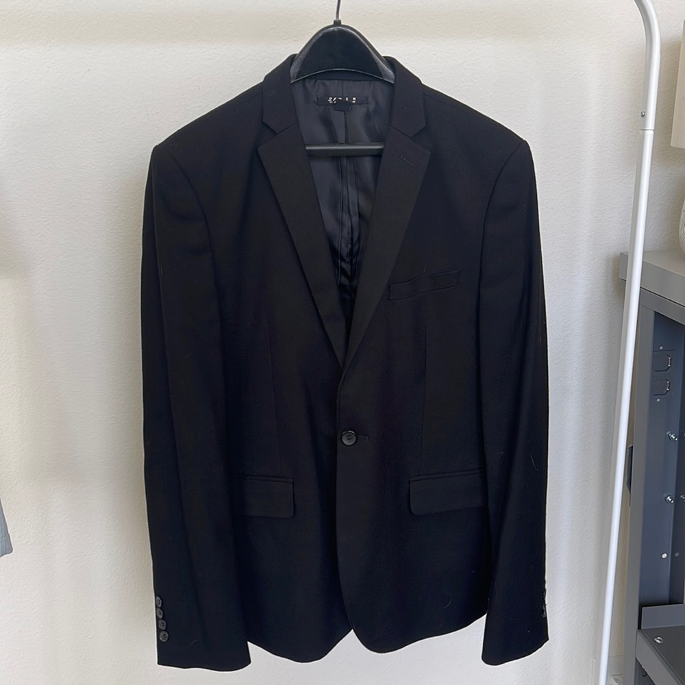 Men’s 21Men black suit jacket blazer